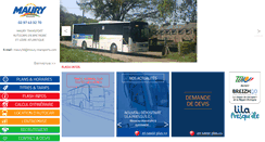 Desktop Screenshot of maury-transports.com